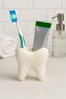 3Doz Tooth Design Toothbrush Holder, Toothbrush & Toothpaste Holder with 3 Slots, Bathroom Organizer - 4