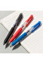 Eg075-bk 0.5mm Black Gel Pen With Faux Leather Grip 12pcs– Ideal For Smooth Note-taking - 5