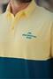 Petrol Blue Polo Neck Men's T-Shirt E7116 - 3