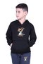 Hooded Kangaroo Pocket California Printed Boy's Tracksuit Set - 3