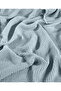Hawaii Blue Waffle Pattern Fringeless Sofa Cover/Tv Blanket 140X200Cm - 2