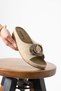 Sahra Women's Buckle Soft Lightweight Comfortable Sole Daily Out Home Slippers Anatomical Women's Slippers - 4