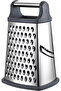 Stainless Steel Grater 4-Sided Multi-Purpose Use Non-Slip Base Kitchen Grater 10 Inches 22 cm - 7