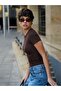 Women's Body Summer T-Shirt Brown - 2