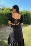 Bottom-Top Linen Suit Blouse and Skirt - 5
