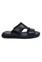 100% Genuine Leather Inside and Outside Orthopedic Men's Summer Comfortable Seamless Slippers 40-45 - 2