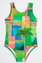Girls' Swimsuit Set I Patterned and Printed Swimsuit Set for Girls I Quick Dry - 6