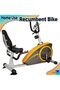 Recumbent Exercise Bike EM-1536, 8-Level Magnetic Resistance, App & LCD Display - 3