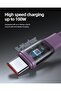 100W Retractable USB-C Cable 1M PD 5A Fast Charging Cord USB C to USB C - 5