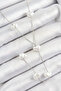 Pearl Heart Figured Y Model Silver Color Women's Necklace - Ebj250628W35880