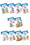 Cute Robots with Painting Stickers - Stickers (Series of 10)