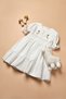 Daisy Embroidered Girl's Short Sleeved Dress - 2