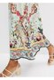 Women's Plus Size Colorful, Floral Patterned, V-Neck Sleeveless Maxi Dress 65N38994 - 5