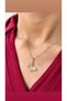 Steel Necklace Tarnish Resistant Antiallergic Butterfly Figure (2 Years Importer Warranty) - 4