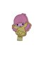 Children's Buckle with Cute Pink Character Figure – Soft Silicone, Non-Slip (5992) - 3