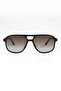 Vivaviss Fer 1111-60 Unisex Sunglasses Black Frame Smoked Gradient Glass
