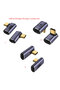 USB 4.0 Type C 90 Degree Adapter 40Gbps Fast Data Transfer Set of 3 - 2