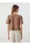 Lcw Vision V Neck Front Bow Ruffle Crop Blouse (S5) - 4