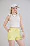 Women's Shorts Modal Fabric Soft Textured Stretchy Lycra Lace-Up Double Pocket Shorts - 5
