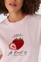 Strawberry Embroidered T-Shirt Pink - 3