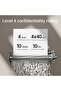 ET024 Paper Shredder 15L, 10 Sheets, 4×40mm Cut – ideal for home & office use - 6