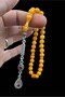 Wrist Length Beirut Drop Powder Amber Prayer Beads, Amber Gift Wooden Boxed Rosary - 2