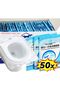50 Pcs Disposable Toilet Seat Cover Toilet Seat Bag Toilet Seat Cover Dispenser