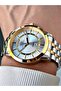Silver-Gold Color Sapphire Glass Men Wristwatch with Function 24 Months Guarantee 1631.06Mr - 2