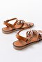 205-093 Taba Garni Genuine Leather Orthopedic Sole Women's Sandals - 4