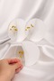 Natural Cipso Floral White Round Set of 4 Coasters – Elegant Gift Set