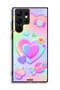 Samsung Galaxy S22 Ultra 5G Protective Case Cover Pop Hearts Art - 3