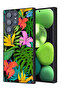 Samsung Galaxy S22 Ultra 5G Protective Case Cover Pattern Tropical Flowers Leaves
