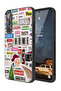 غطاء حماية لهاتف Samsung Galaxy S23 Plus 5G مع ملصقات أصلية
