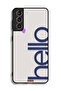 Samsung Galaxy S21 5G Protective Case Cover Hello - 3