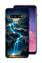 غطاء حماية لهاتف Samsung Galaxy S10 بتصميم شلال فني