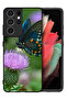 Samsung Galaxy S21 Ultra 5G Protective Case Cover Butterfly Sitting On Flower - 2