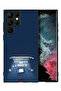 غطاء حماية لهاتف Samsung Galaxy S22 Ultra 5G بتصميم فني على مكتب الكمبيوتر - 2