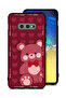 غطاء حماية لهاتف Samsung Galaxy S10e بتصميم الدب المحظوظ