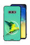 غطاء حماية لهاتف Samsung Galaxy S10e بتصميم فن تجريدي ببغاء