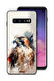 غطاء حماية لهاتف Samsung Galaxy S10 بتصميم نسر تجريدي