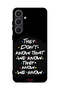 غطاء حماية لهاتف Samsung Galaxy S24 Plus 5G لا يعرفون ما نعرفه يعرفون أننا نعرفه