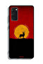 Samsung Galaxy S20 FE Protective Case Cover Deer And Moon Artwork - 2
