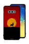 Samsung Galaxy S10e Protective Case Cover Deer And Moon Artwork