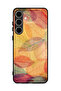 غطاء حماية لهاتف Samsung Galaxy S24 FE 5G برسومات أوراق فنية رقمية تجريدية