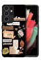 Samsung Galaxy S21 Ultra 5G Protective Case Cover Arabic Quotes And Flowers Art - 2