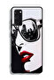 Samsung Galaxy S20 FE Protective Case Cover Girl Face Abstract Art - 2