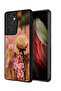 Samsung Galaxy S21 Ultra 5G Protective Case Cover Hat Girl In Flowers
