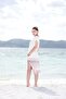 Peshtemal Long Beach Dress, Long Peshtemal Beach Dress with Slit - 3