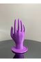 18 cm Purple Decorative White Hand Jewelry Mannequin, Ring Stand, Product Display Stand, Organizer - 2