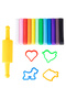 ED75041-CN Plasticine, 12 Colors 160g with 4 Molds & Roller – For Early Learning & Play - 2